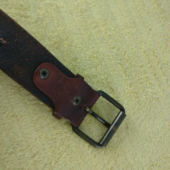 TRUE RELIGION Leather Rockstar belt, 100%Leather Upper Leather Lining 32 - Picture 3 of 10